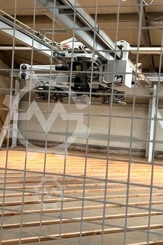 Plattenaufteilsäge + Flächenlager Holzma HPP 380/43/43/R + Bargstedt TLF210/10/05