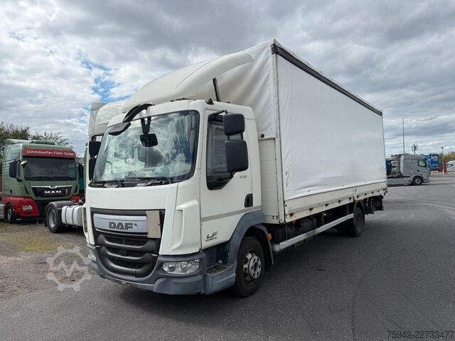 Transporter mit Pritsche & Plane DAF LF 220 FA KLIMA BLATT/LUFT 7,3m KAMERA