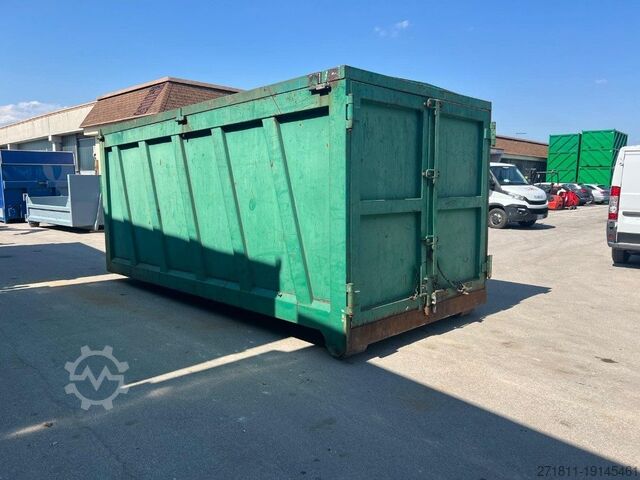 Roll-off container CONTAINER SCARRABILE USATO CON COPERCHIO
