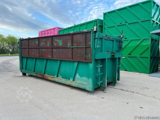 Roll-off container CONTAINER SCARRABILE USATO CON COPERCHIO