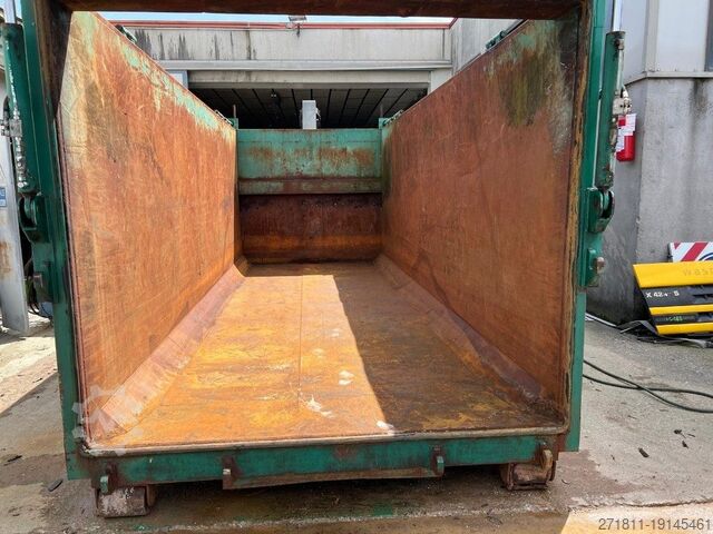 Roll-off container CONTAINER SCARRABILE USATO CON COPERCHIO