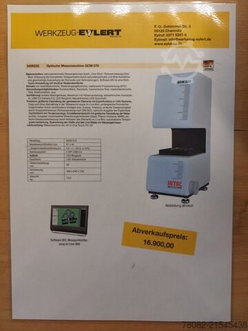 Optisches Messsystem / Messmikroskop Hitec QCM 570