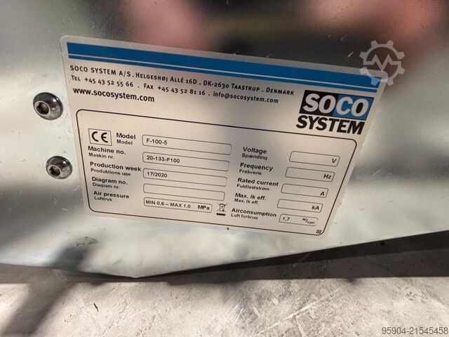 Halbautomatische Kartonaufrichtmaschine New - Soco Box Erector F-100-5