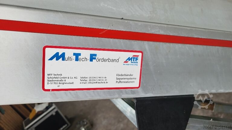 Z Förderband mit Stollen - NEUES BAND! MTF Technik Z Förderband