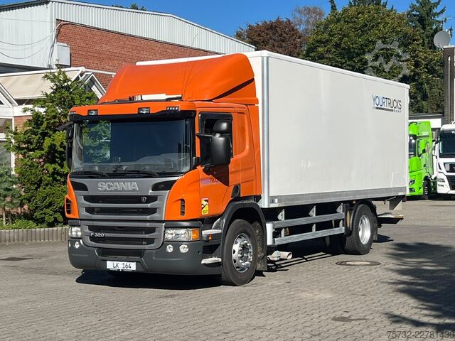 LKW mit Kofferaufbau Scania P320 E6 Schlafplatz  Klima   LBW 1,5t.