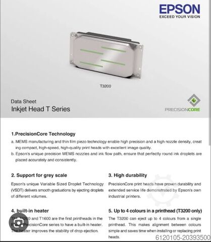 Digitaldruckmaschine Epson T3200 U3