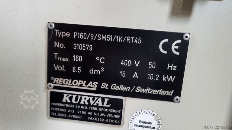 Temperiergerät Regloplas P160 Regloplas P160/9/SG51/1K/RT45