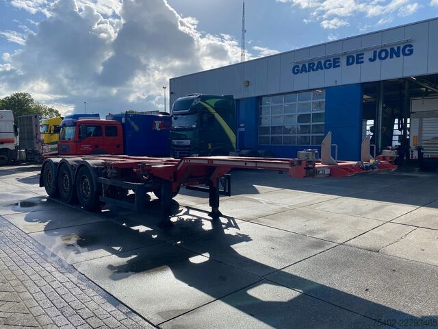 Containertransport A&D LPRS24 / 2x Extendable / 1x Lift Axle / Disc Br...