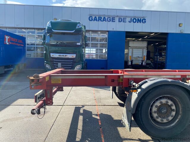 Containertransport A&D LPRS24 / 2x Extendable / 1x Lift Axle / Disc Br...