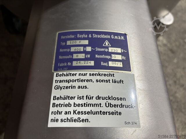 Kochkessel Bayha & Strackbein 120F