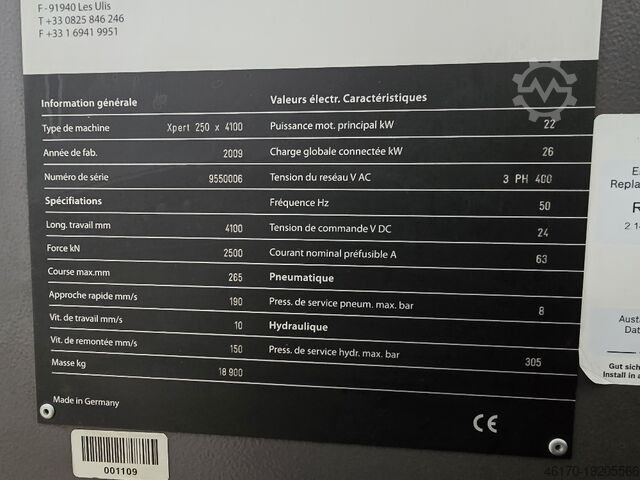 Abkantpresse Bystronic Xpert 250