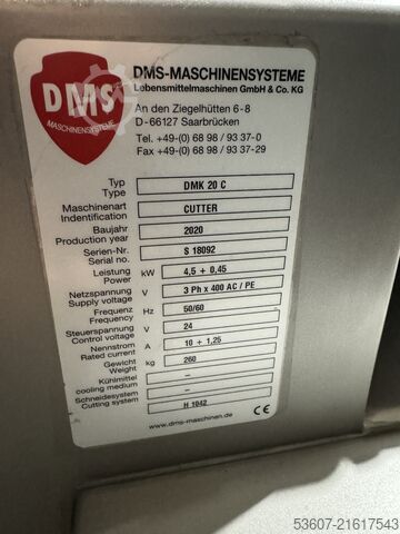 Fleischverarbeitungsmaschine DMS DMK 20 C