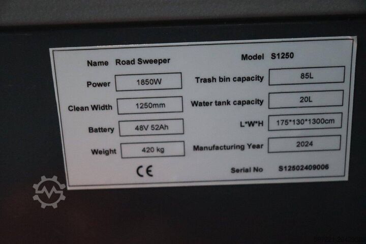 Aufsitz-Vakuumkehrmaschine [div] Westfield S1250 Aufsitzkehrmaschine Neugerät