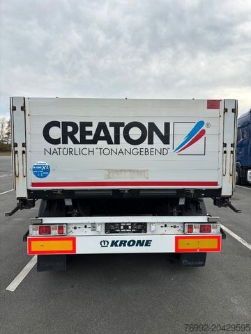 Anhänger mit offener Pritsche KRONE AZ18 + Palettenkasten