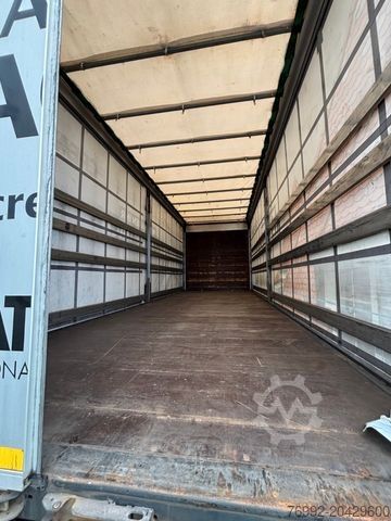 Open trailer with tarp AZP18 Plane + Staplerhalterung