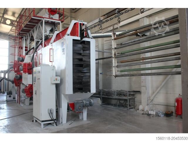 Durchlauf-Hängebahn-Strahlanlage CETINGIL ASK-KON Overhead Blasting Machine