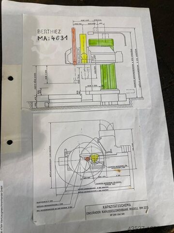 Vertical Turret Lathe - Single Column BERTHIEZ BM 225