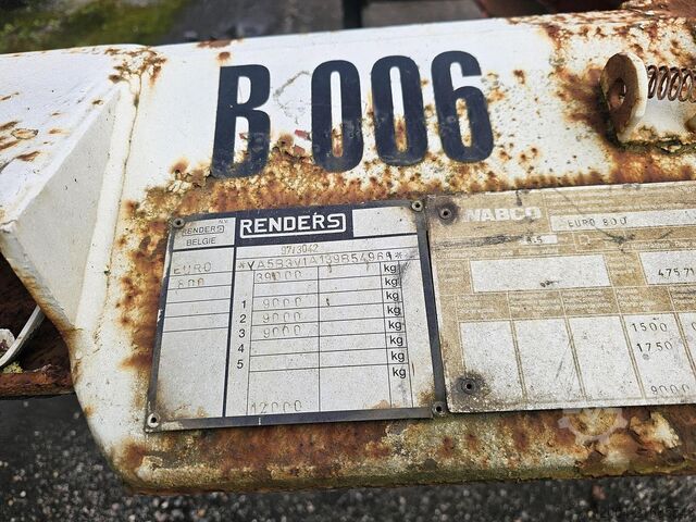 Container transport RENDERS euro 800 | 40 ft | Bpw drum.