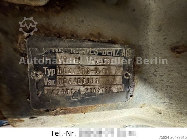 Sonstige MERCEDES-BENZ Vario 814D Doka Maxi 6 Sitz DiffSperre orig40tkm