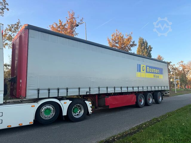 Schiebeplanen Pacton 3-ass schuifzeilen oplegger