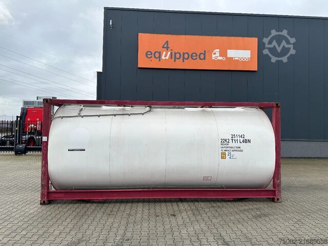 Tankcontainer CIMC tankcontainers 20FT ISO /  25.040L / L4BN / T12 / steam heatin...