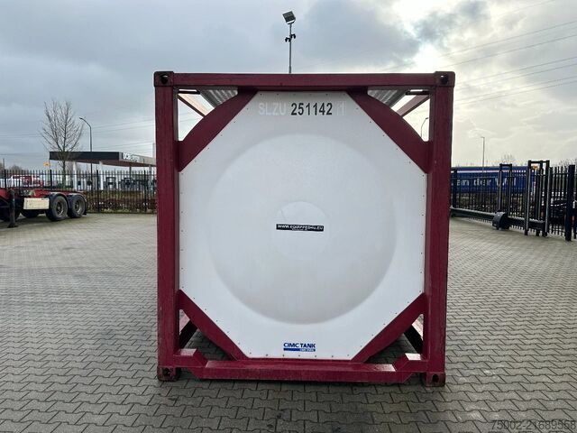 Tankcontainer CIMC tankcontainers 20FT ISO /  25.040L / L4BN / T12 / steam heatin...
