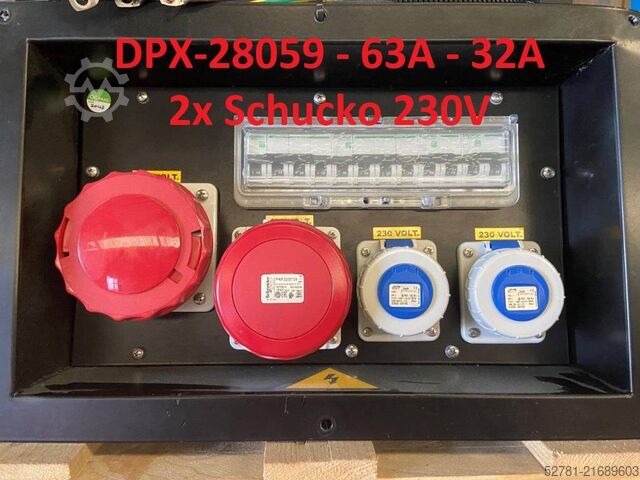 Baumaschine  Socket boxes - various options