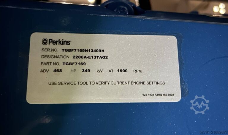 Aggregat FG Wilson P400-3 - 400 kVA Genset - DPX-16017