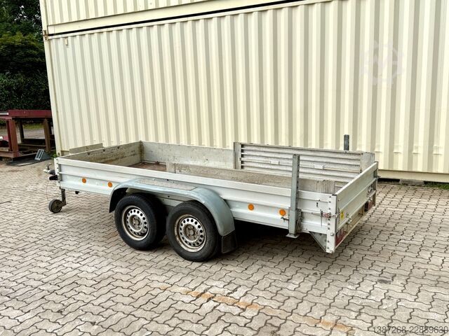 Low loader trailer KOCH Baumaschinenanhänger / Rampen / TÜV Januar 2027