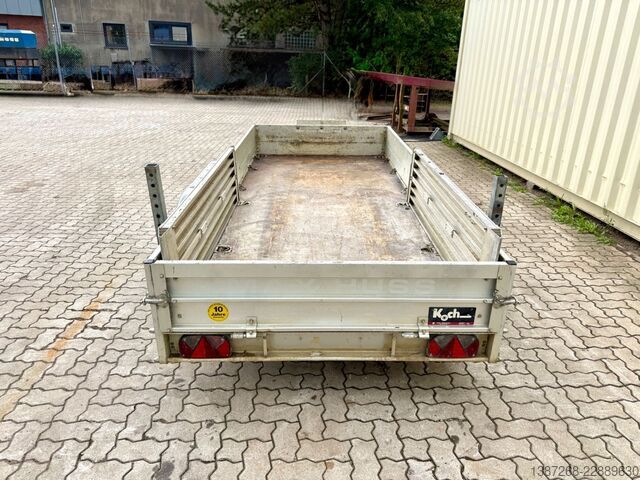 Low loader trailer KOCH Baumaschinenanhänger / Rampen / TÜV Januar 2027