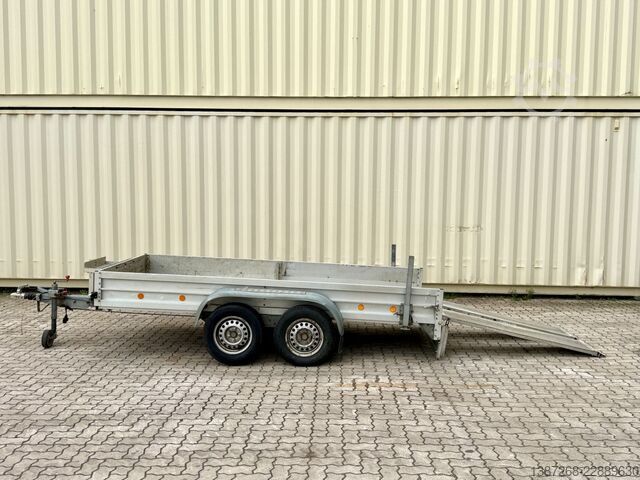 Low loader trailer KOCH Baumaschinenanhänger / Rampen / TÜV Januar 2027