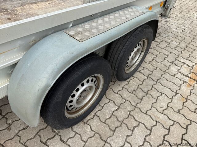 Low loader trailer KOCH Baumaschinenanhänger / Rampen / TÜV Januar 2027