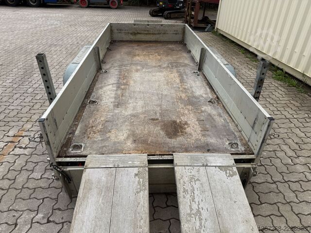Low loader trailer KOCH Baumaschinenanhänger / Rampen / TÜV Januar 2027