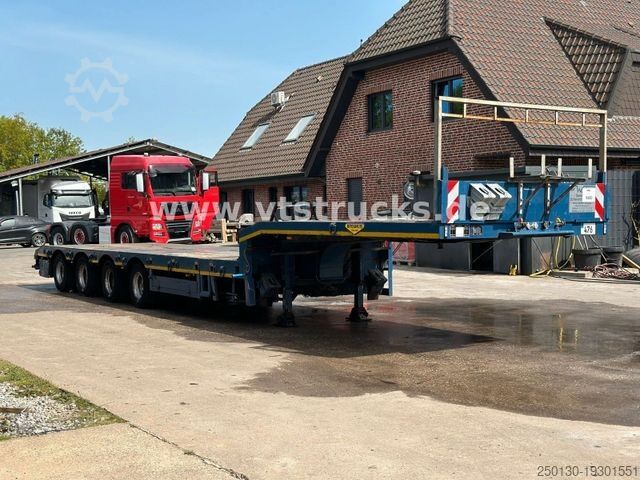 Tieflader-Sattelauflieger BROSHUIS 4 AOU-16-40 4.Achs Tieflader 40 t.