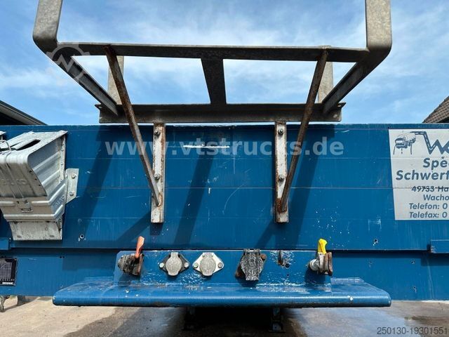 Low loader semitrailer BROSHUIS 4 AOU-16-40 4.Achs Tieflader 40 t.