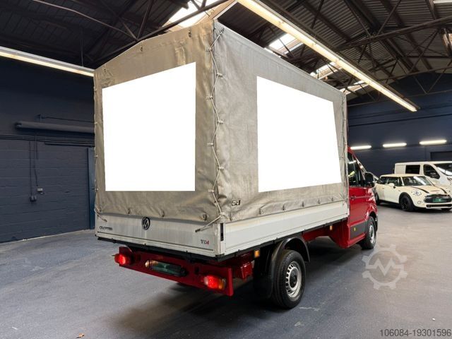 Pritschenwagen VOLKSWAGEN Crafter Pritsche + Plane Klima Tempomat LED