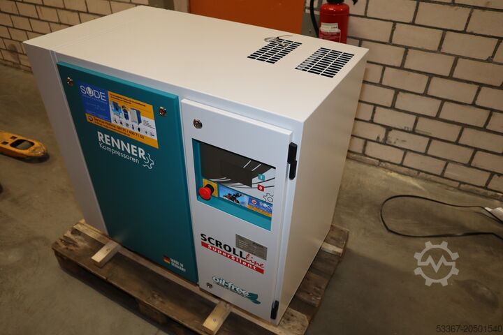 Oilfree 7,5 kW SCROLL compressor RENNER SL-NEO 7,5 S