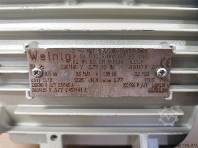 Bremsmotor WEINIG / SIEMENS 1LA7080-4AA90-ZN62 WEINIG / SIEMENS 1LA7080-4AA90-ZN62