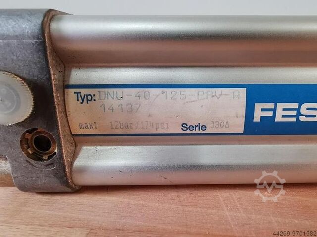 Pneumatik Zylinder FESTO DNU-40-125-PPV-A 14137 FESTO DNU-40-125-PPV-A 14137