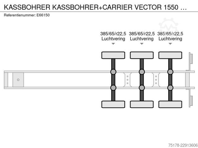 Kühl-/Tiefkühltransport KASSBOHRER KASSBOHRER+CARRIER VECTOR 1550 MONO