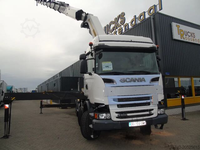 Kranwagen Scania R 500 + PALFINGER 88002-EH + 8x EXT + 8X4 + EUR...