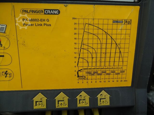 Kranwagen Scania R 500 + PALFINGER 88002-EH + 8x EXT + 8X4 + EUR...