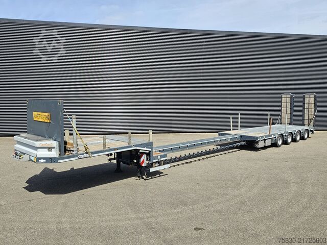 Low loader Nooteboom OSDS-58-04V / UITSCHUIFBAAR / HYDR RAMPEN