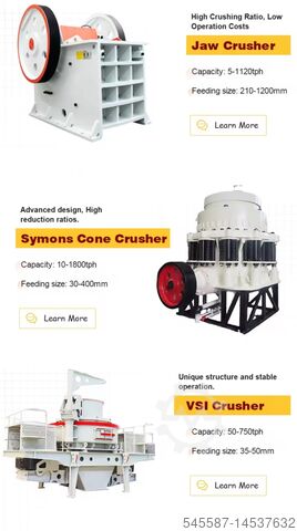 Brechanlagen Henan Mingyuan HSI Impact crusher Stone crushing plant for sand aggregate