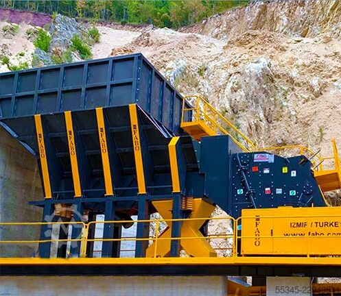 Impact crusher FABO Stone Crushers Primary impact crusher PDK-100