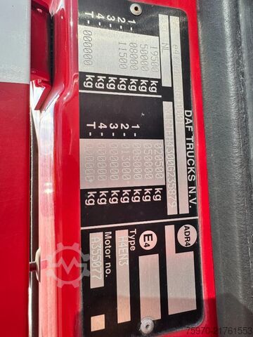 Standard-SZM DAF XF 480 SSC 4X2 2x ALU TANK  SPECIAL-INTERIOR