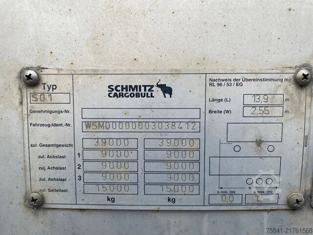 Loading platform Schmitz Cargobull S01