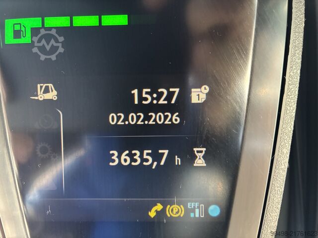 Linde H50T with Kaup fork positioner Linde H50T