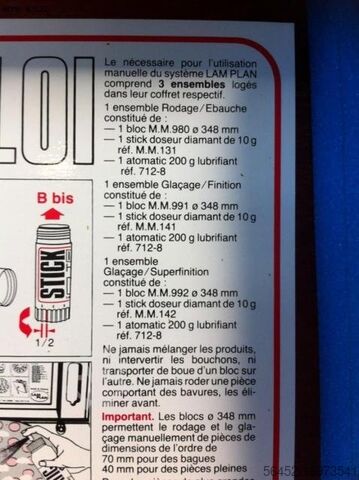 Honing machine LAM PLAN M.M. 980