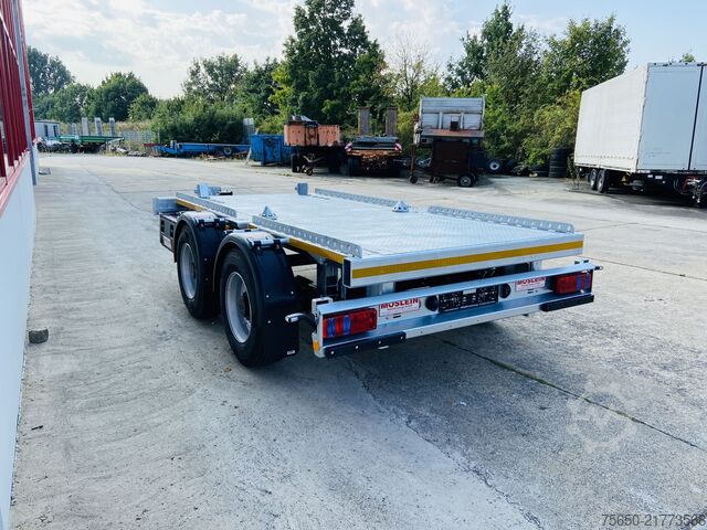 Low loader trailer Möslein TMH 2  14 t Tandem- Absetzmuldenanhänger,geschlossenen BodenNeufahrzeug